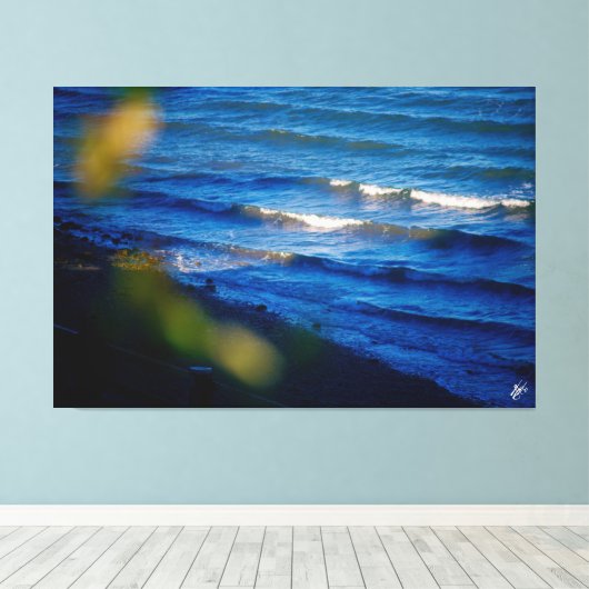 Langley waterkant #3 canvas afdruk (Insitu (Houten vloer))