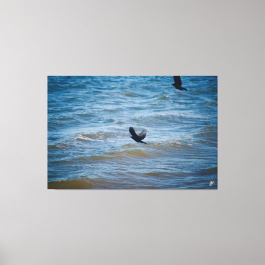 Langley waterkant #4 canvas afdruk (Voorkant)