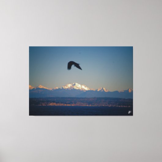 Langley waterkant #6 canvas afdruk (Voorkant)