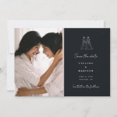 Langley Wedding Two Brides Save The Date (Voorkant)