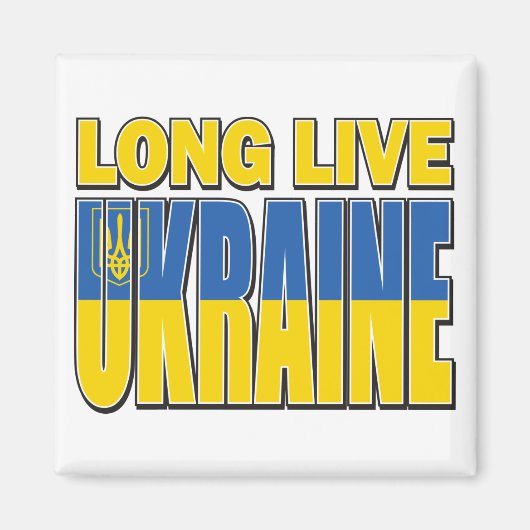 LANGLIVE-OEKRAÏNE MAGNEET (Voorkant)