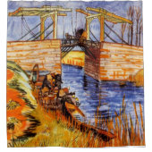 Langlois Bridge in Arles door Van Gogh Douchegordijn (Voorkant)