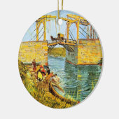 Langlois Bridge in Arles door Vincent van Gogh Keramisch Ornament (Links)