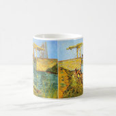 Langlois Bridge in Arles door Vincent van Gogh Koffiemok (Center)