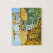 Langlois Bridge in Arles door Vincent van Gogh Legpuzzel (Verticaal)