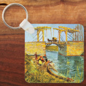Langlois Bridge in Arles door Vincent van Gogh Sleutelhanger (Voorkant)