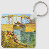 Langlois Bridge in Arles door Vincent van Gogh Sleutelhanger (Achterkant)