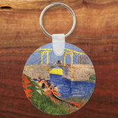 Langlois Bridge in Arles door Vincent van Gogh Sleutelhanger (Voorkant)