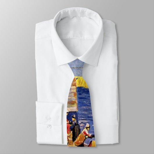 Langlois Bridge in Arles door Vincent van Gogh Stropdas (Gebonden)