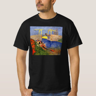Langlois Bridge in Arles door Vincent van Gogh T-shirt