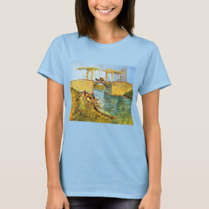 Langlois Bridge in Arles door Vincent van Gogh T-shirt