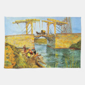 Langlois Bridge in Arles door Vincent van Gogh Theedoek (Horizontaal)