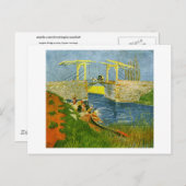 Langlois Bridge in Arles Van Gogh Fine Art Briefkaart (Voorkant / Achterkant)