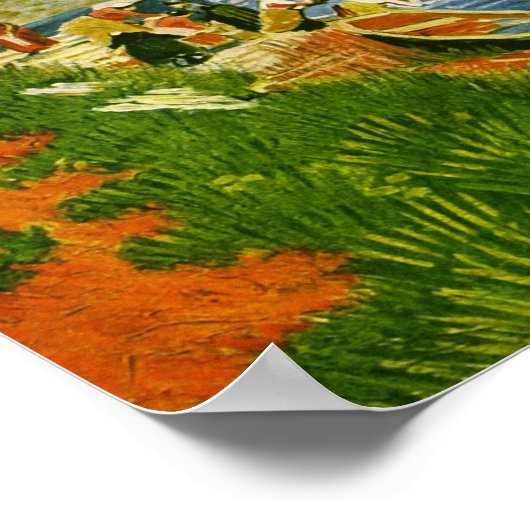 Langlois Bridge in Arles Van Gogh Fine Art Poster (Hoek)