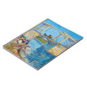 Langlois Bridge in Arles Vincent Van Gogh spiraal Notitieboek (Linkerzijde)