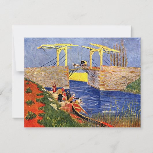 Langloisbrug bij Arles door Vincent van Gogh (Voorkant)