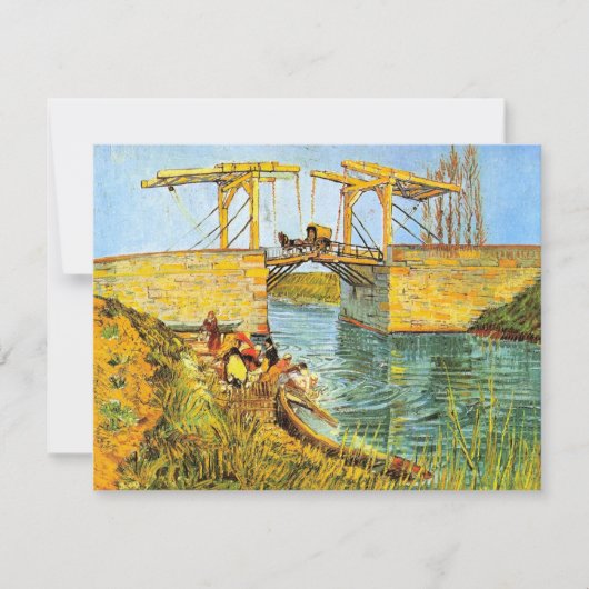 Langloisbrug in Arles door Vincent van Gogh (Voorkant)