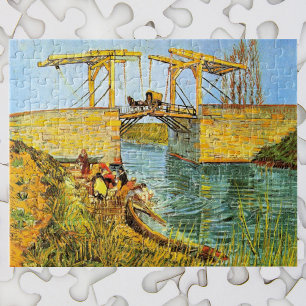 Langloisbrug in Arles door Vincent van Gogh Legpuzzel