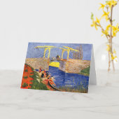 Langloisbrug in Arles van Vincent van Gogh Kaart (Gele Bloem)