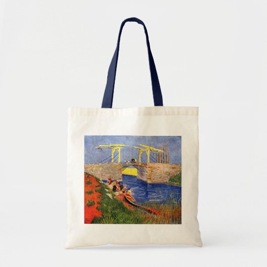 Langloisbrug in Arles van Vincent van Gogh Tote Bag (Voorkant)