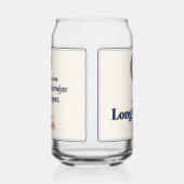 Langloopbier Eigen Naam Grappig Hardlopen Bier Blikvorm Glas (Rechts)