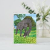 Langnek Dinosaurus Jungle Avontuur Briefkaart (Staand voorkant)