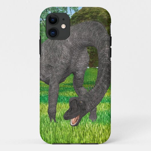 Langnek Dinosaurus Jungle Avontuur Case-Mate iPhone Case (Achterkant)