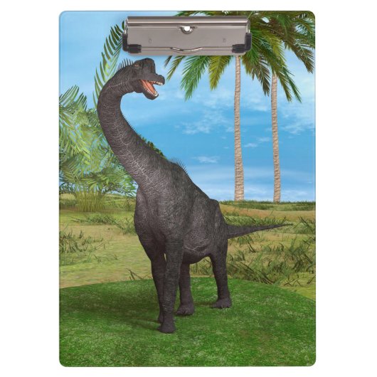 Langnek Dinosaurus Jungle Avontuur Klembord (Voorkant)