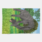 Langnek Dinosaurus Jungle Avontuur Theedoek (Horizontaal)