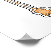 Langnekkat Poster (Hoek)