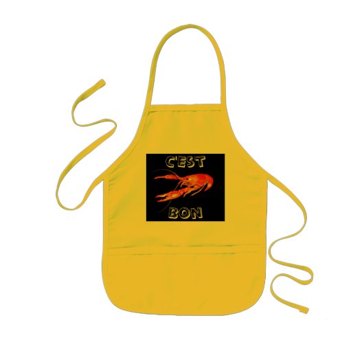 langoest apron c ' est bon kinder schort (Voorkant)