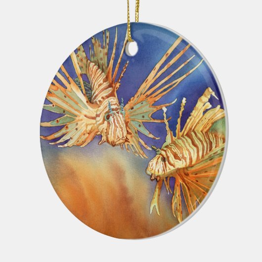 langoest keramisch ornament (Links)