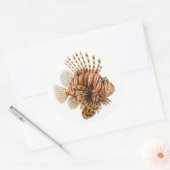 langoest ronde sticker (Envelop)