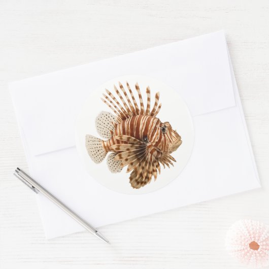 langoest ronde sticker (Envelop)