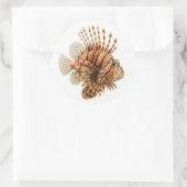 langoest ronde sticker (Tas)