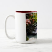 langoest tweekleurige koffiemok (Links)