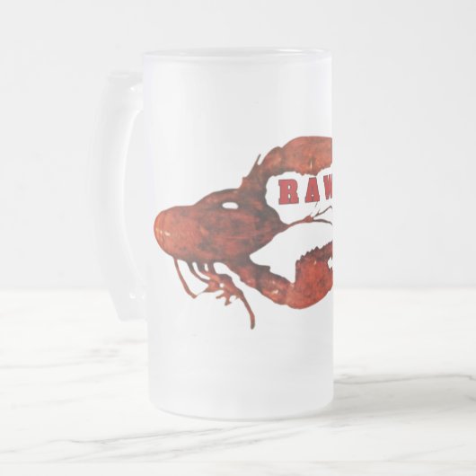 Langoesten Frosted Mok (Voorkant links)