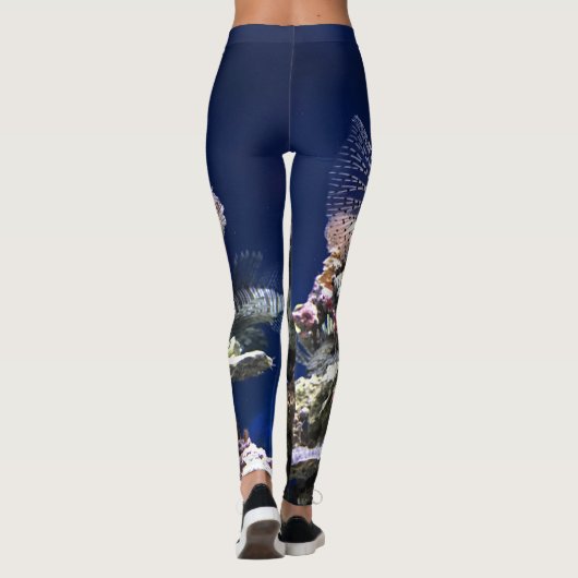 Langoesten in het aquarium leggings (Achterkant)