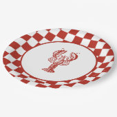 Langoesten / kreeft kook papieren bordje (Gekanteld)