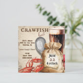 langoesten | Mudbugs en Bierfeest Kaart (Staand voorkant)