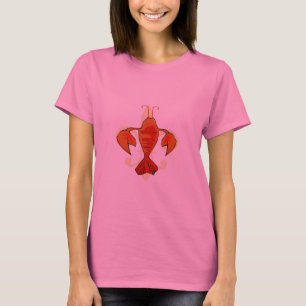 langoesten of kreeften Fleur de Lis T-shirt