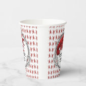 Langoesten Vis en zeevruchten Cajun THEMA Papieren Bekers (Links)