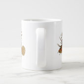  langoesten, zeedieren grote koffiekop (Achterkant)