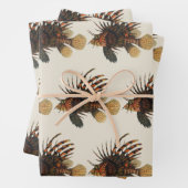  langoesten, zeedieren inpakpapier vel (In situ)