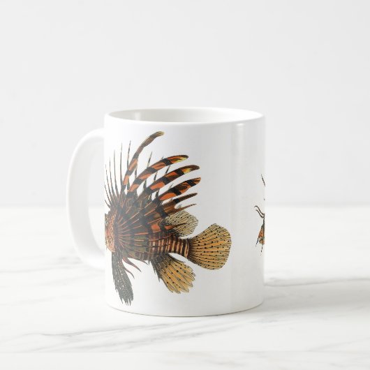  langoesten, zeedieren koffiemok (Voorkant links)