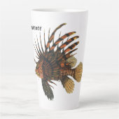  langoesten, zeedieren latte mok (Voorkant)