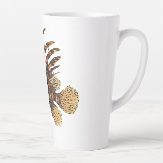  langoesten, zeedieren latte mok (Rechts)