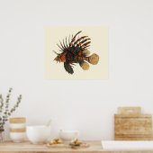 langoesten, zeedieren poster (Keuken)