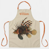 langoesten, zeedieren schort (Voorkant)