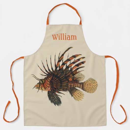  langoesten, zeedieren schort (Voorkant)